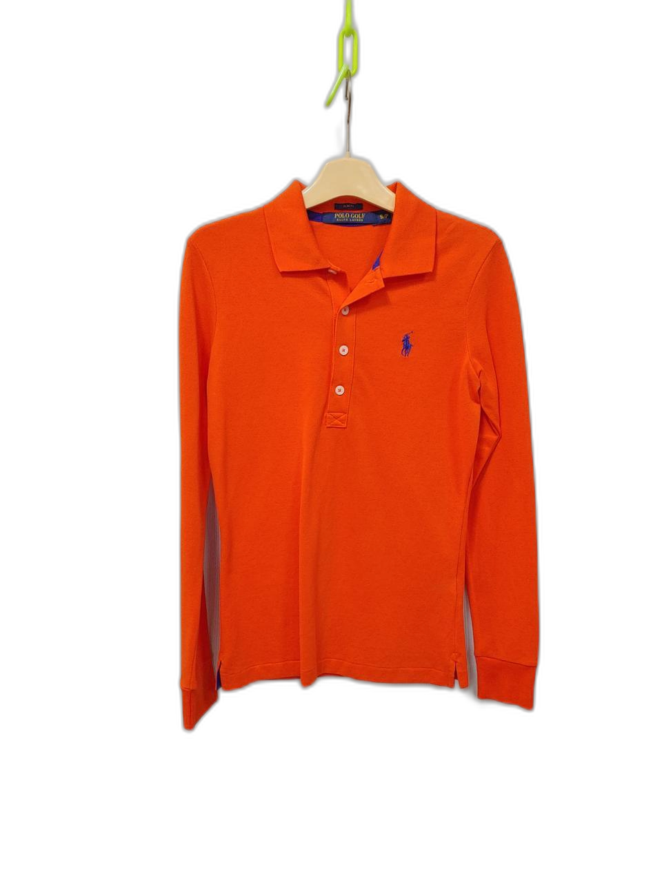 폴로 골프 긴팔 카라티 오렌지색 여성s
