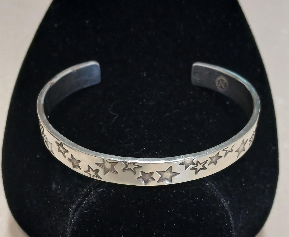 실버 노스 웍스스타. 스탬프뱅글팔찌