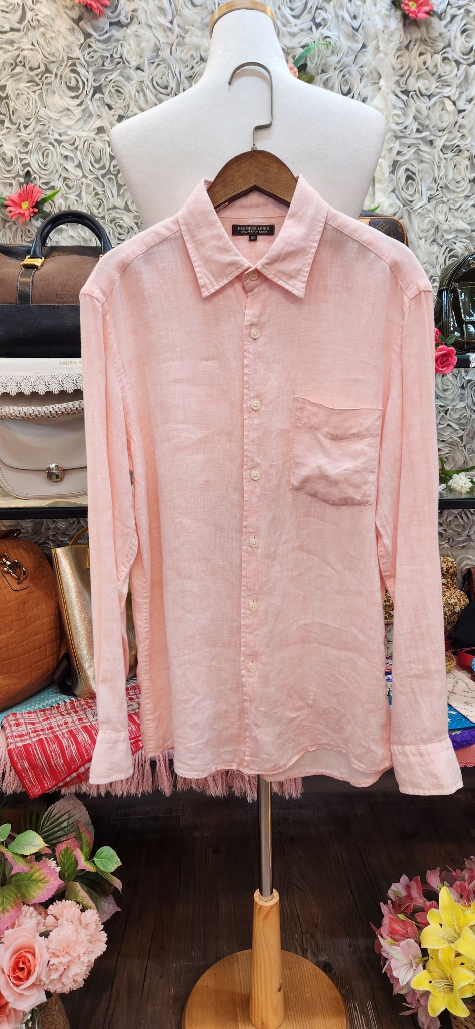 FRENCH LINEN 린넨100% 남성셔츠(S~M)