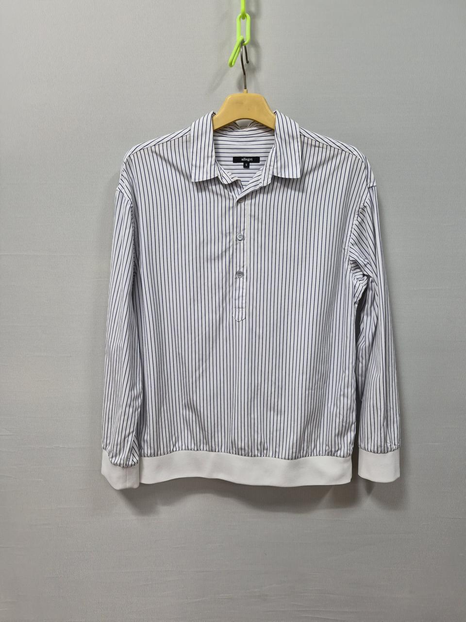 allegri 알레그리 스트라이프 오버핏 셔츠 100