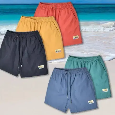 1+1+1 비치웨어 4부 밴딩반바지 M-3XL