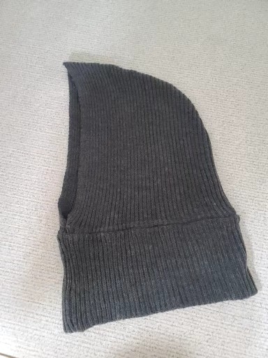 넥 워머 니트 후드 그레이 워머