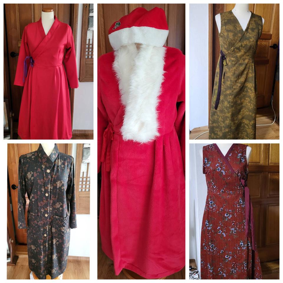 철릭원피스 와 조끼스타일 66새것