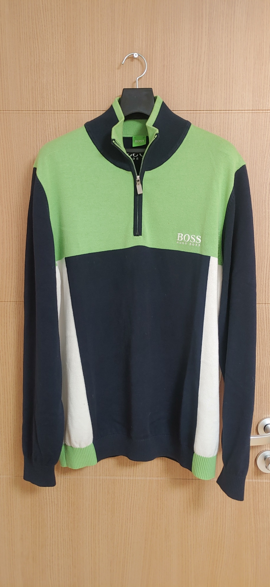 백화점 정품)휴고보스 반집업니트(105)