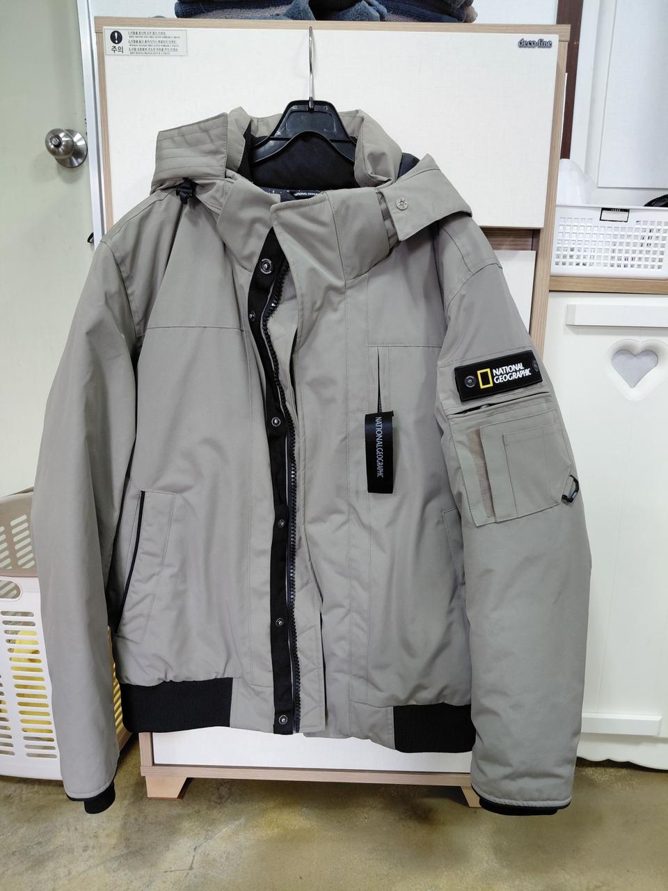내셔널지오그래픽패딩점퍼 100날씬105