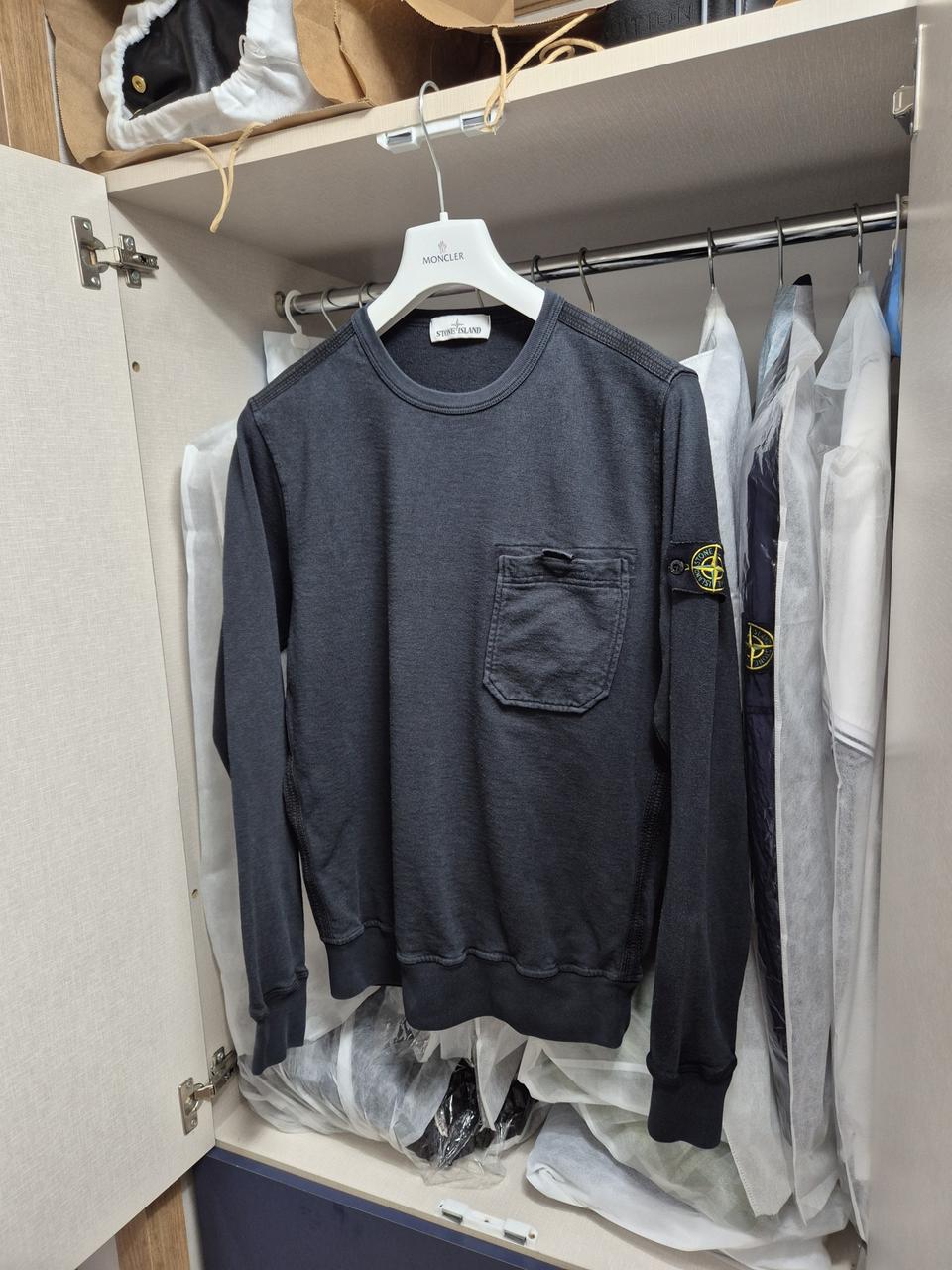 정품 20SS 스톤아일랜드 맨투맨 L-100 블랙