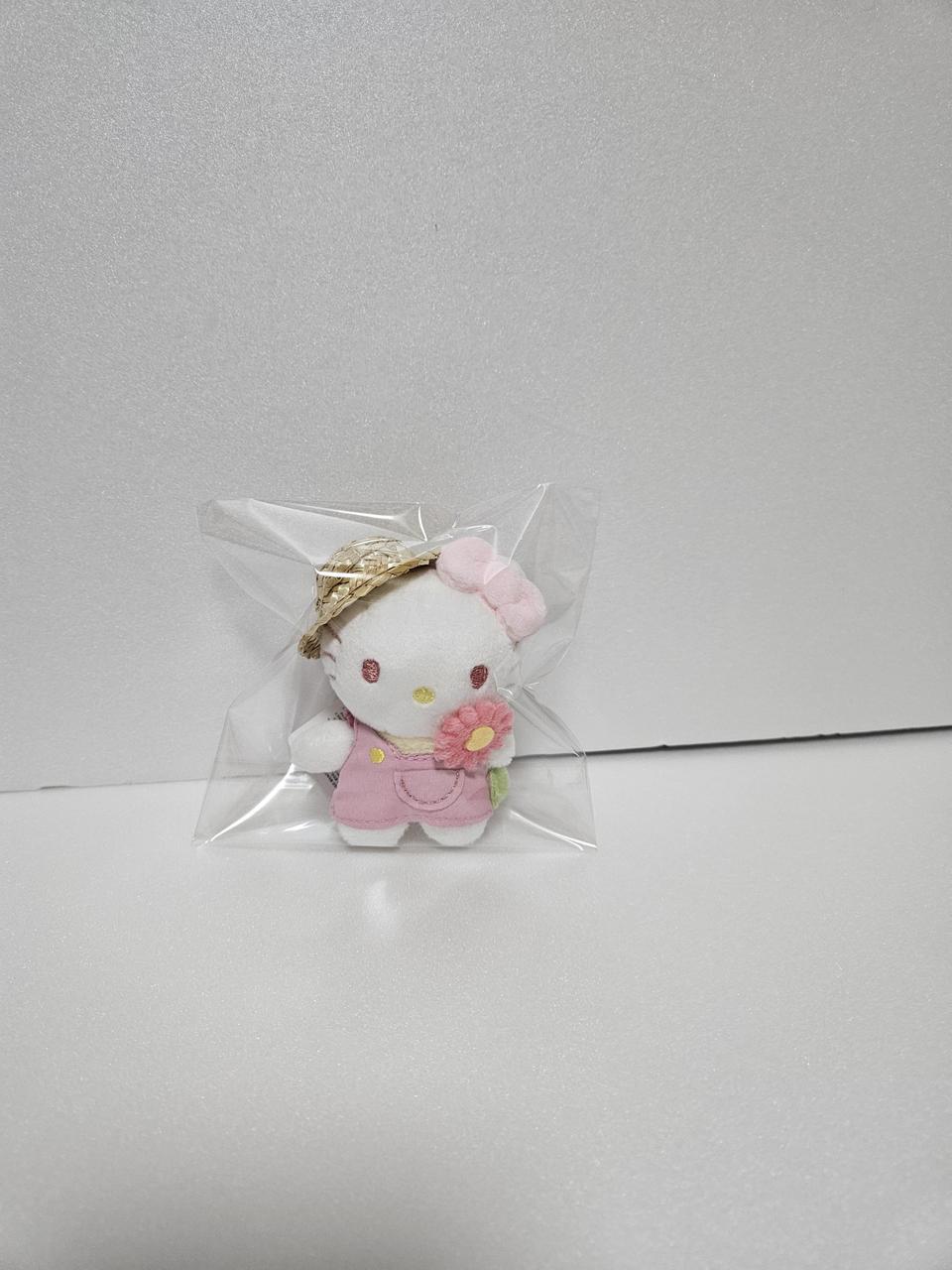 헬로키티 가든 핑크 키링 인형 8cm