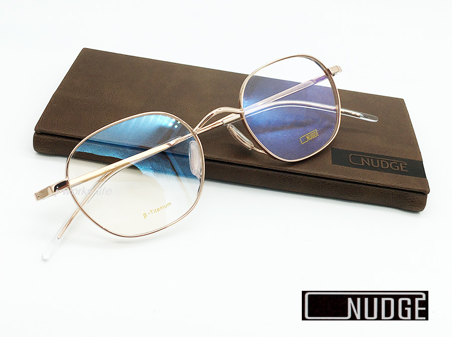 넛지 NUDGE 베타티타늄 로즈골드 안경점 안경테 NU1065 새제품