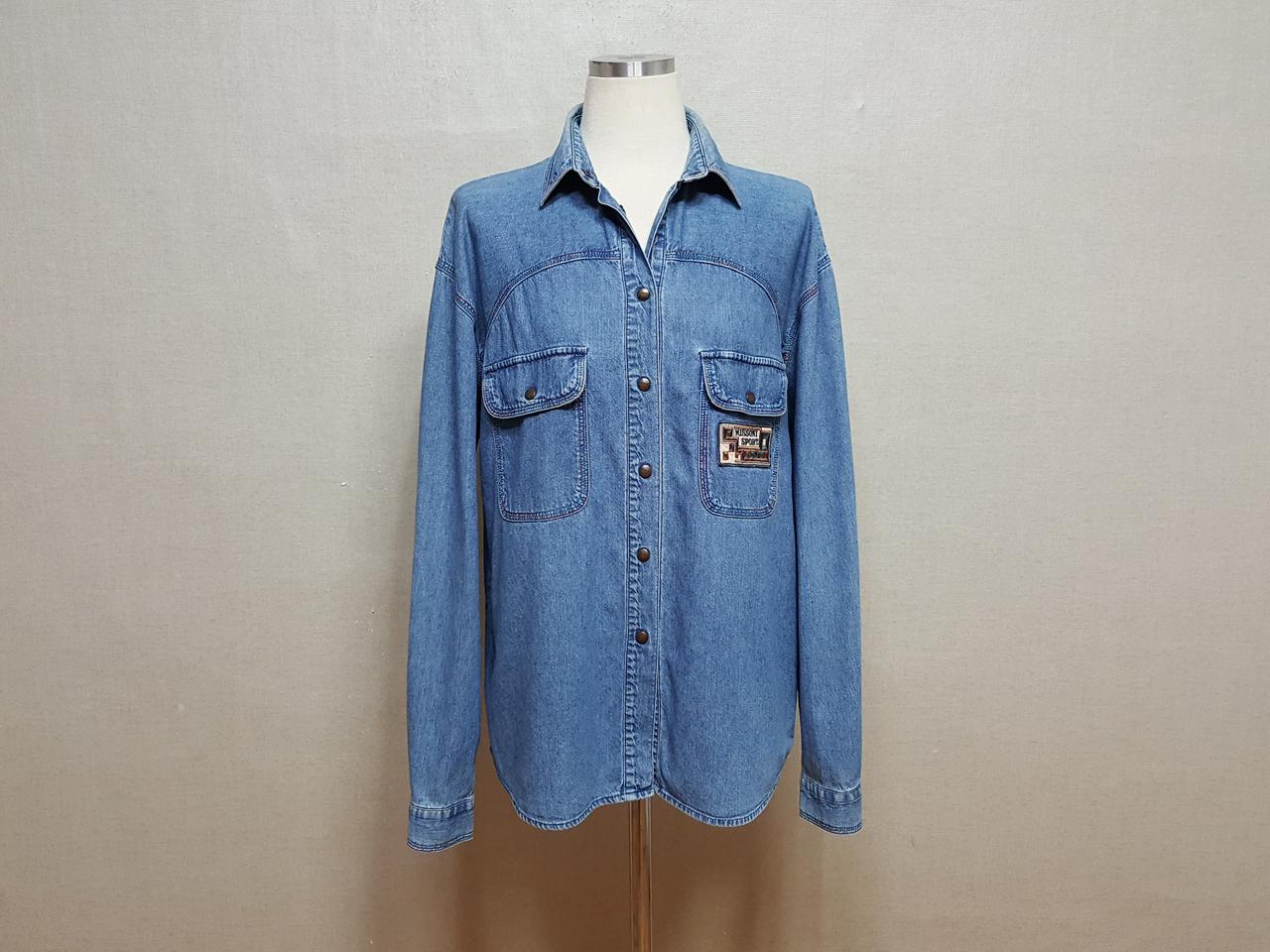 이태리정품 미쏘니 오버핏 박시 예쁜 여성 청남방 M(55/66/77)