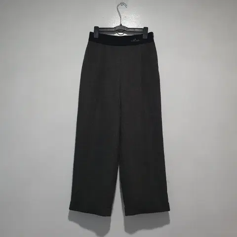 에트르몽크 GGPX 신형 22ss 원턱 허리밴딩 고급 슬랙스 와이드 팬츠