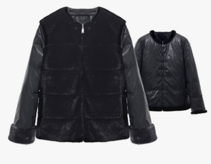 Celeb Shop edition 퍼 자켓 '블랙 55