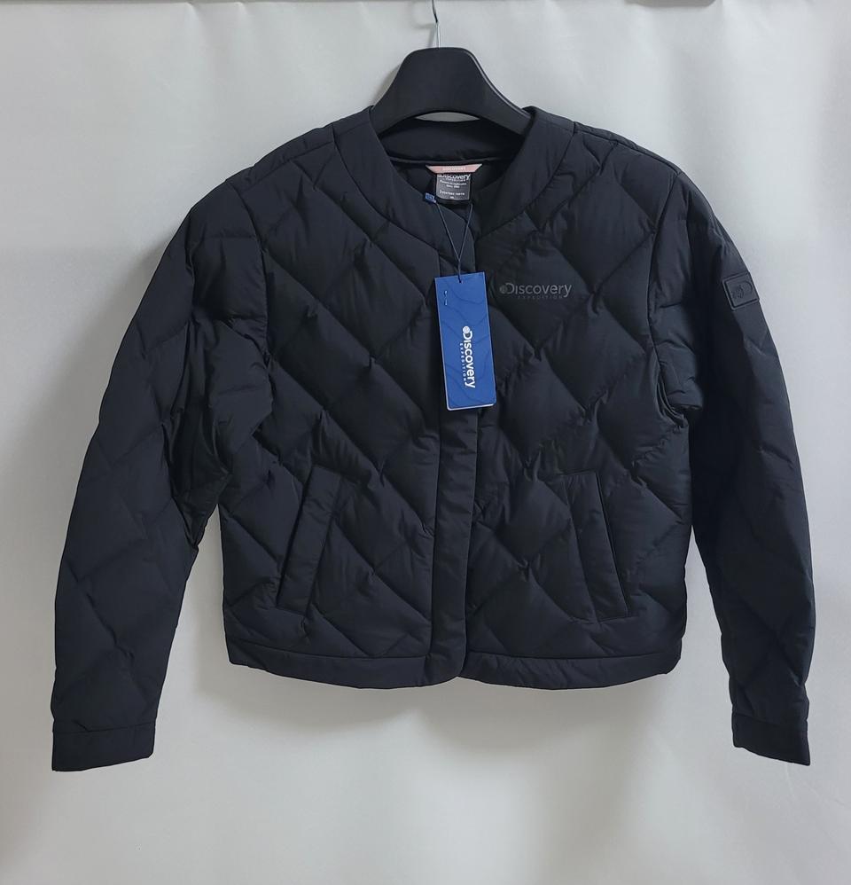 새상품)디스커버리 여성 구스다운 튜브 경량패딩 90
