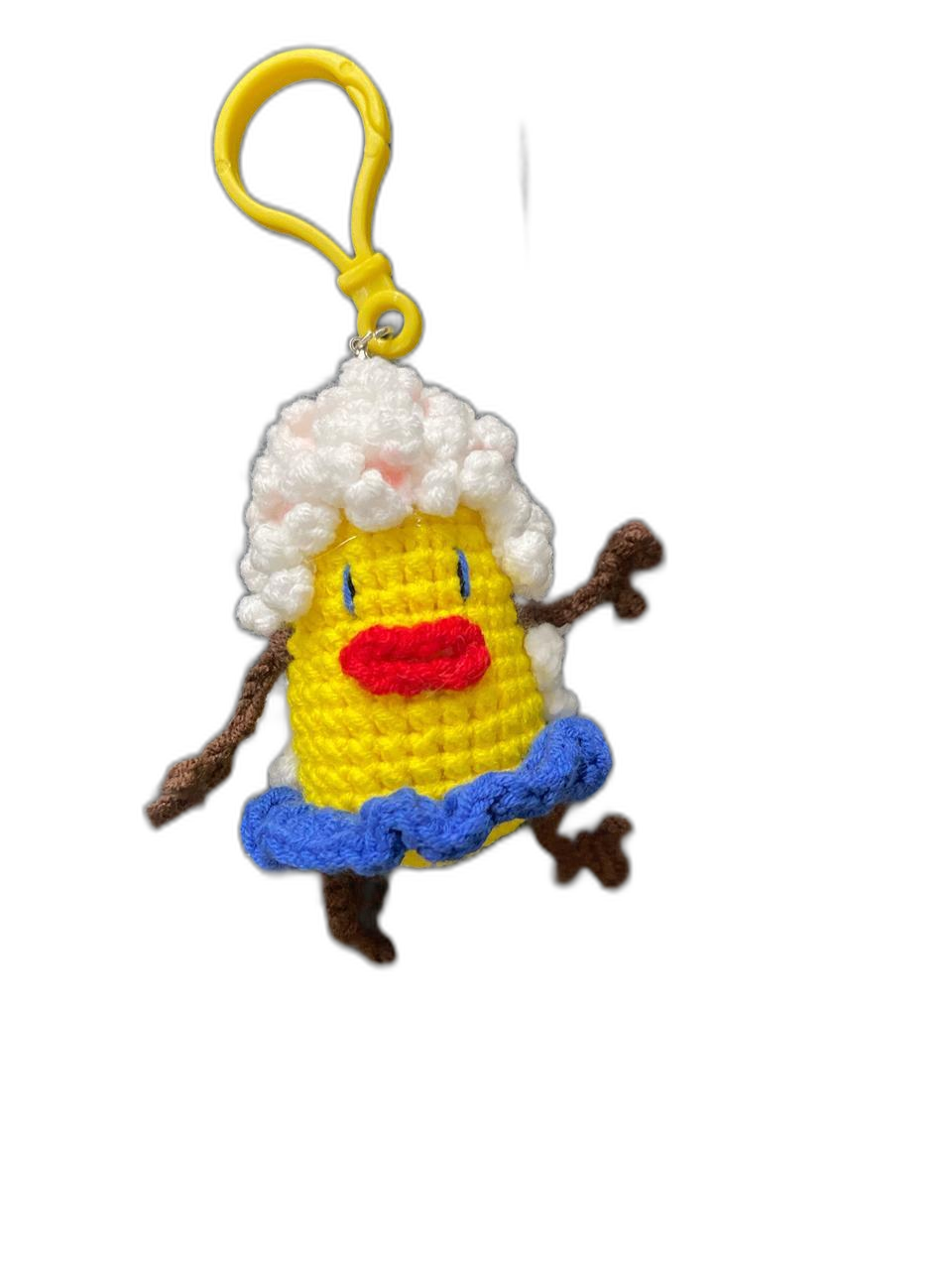 뻥튀기키링 가방고리 손뜨개 핸드메이드