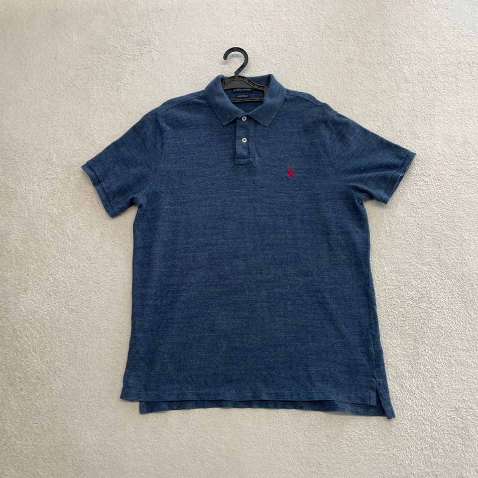 폴로 커스텀슬림핏 반팔카라티 L