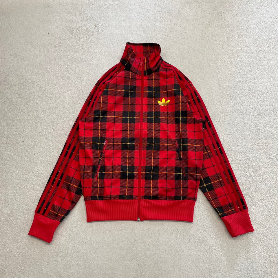 아디다스 파이어버드 체크 져지 90