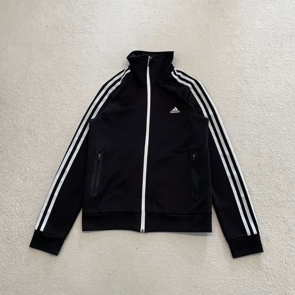 아디다스 여성 블랙 트랙탑 져지 95