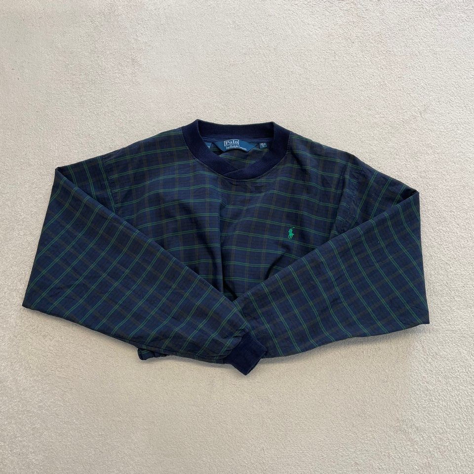 폴로 여성 빈티지 리메이크 크롭 웜업