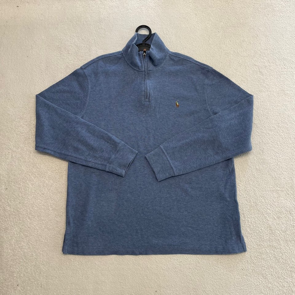 폴로 신형 반집업 니트 L