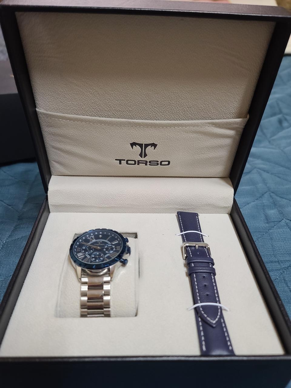 TORSO 남성 메탈 시계 T506M-SLS