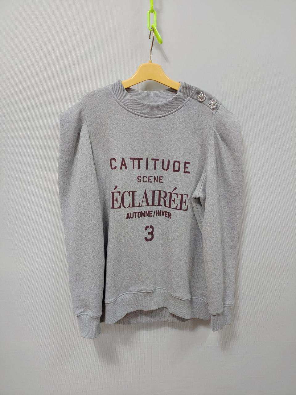 시스템 맨투맨 스웻 셔츠 여성 90F