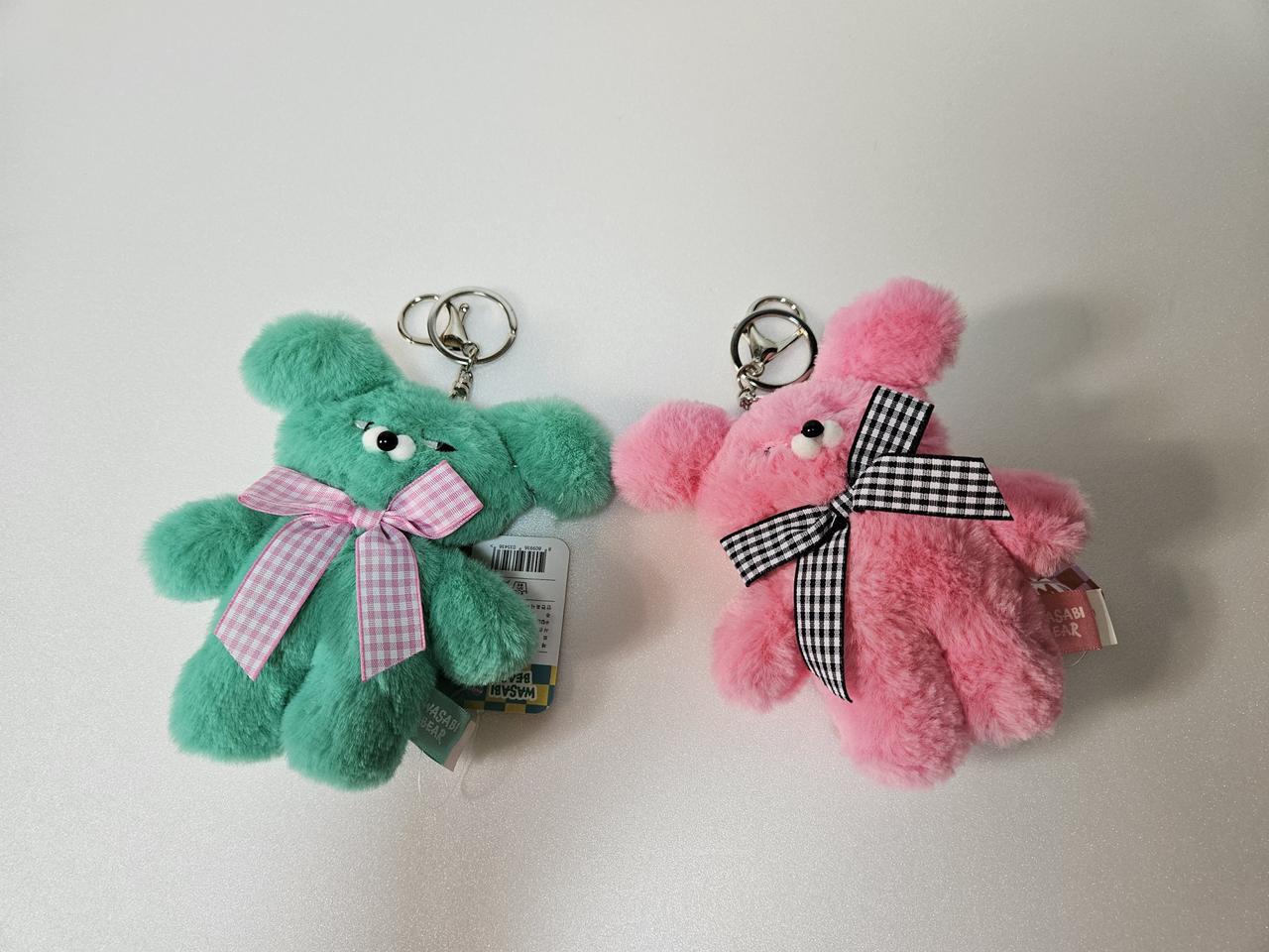 와사비베어 핑사비베어 키링 인형