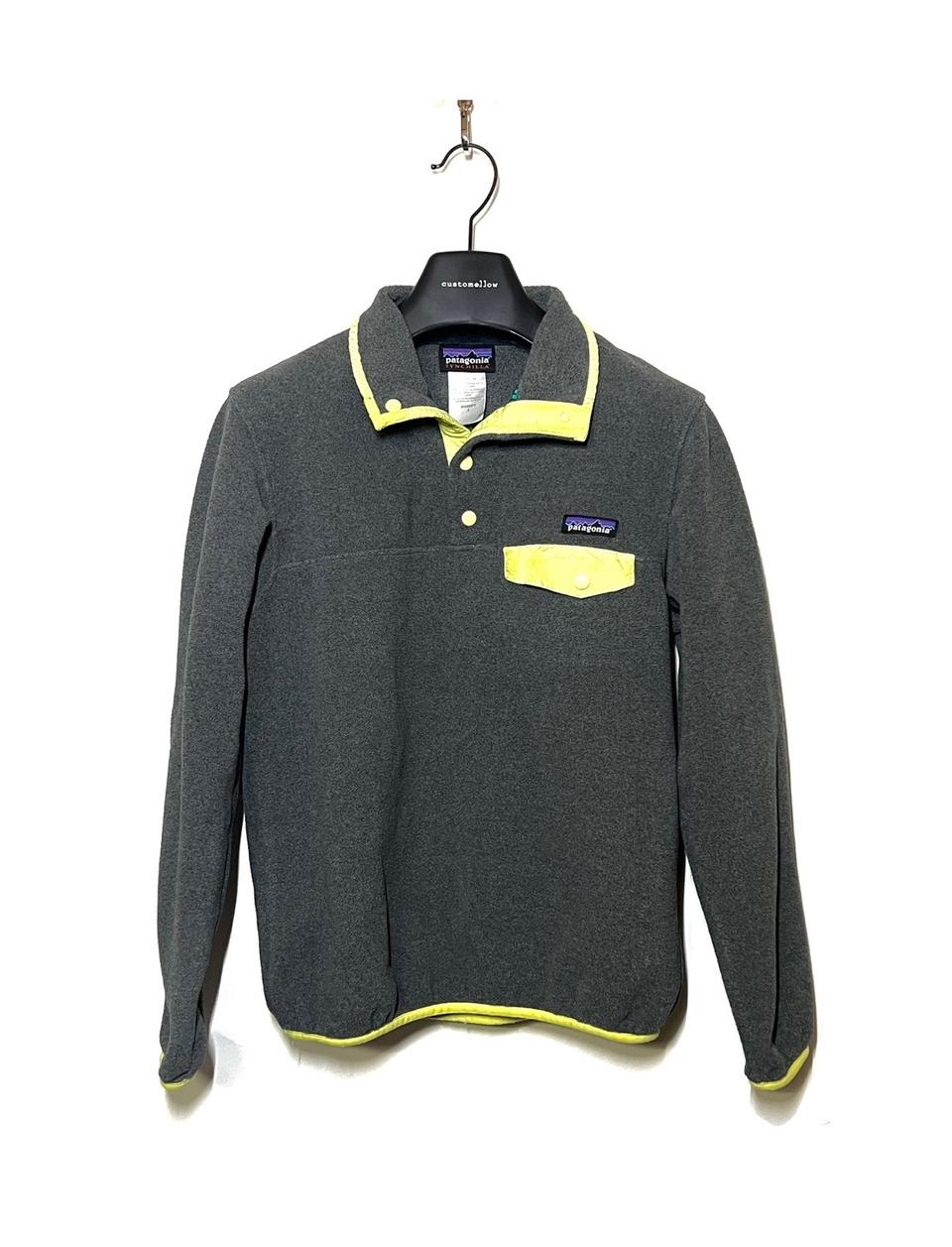 파타고니아 초레어 빈티지 신칠라 아노락 자켓 그레이/옐로우 우먼스 S