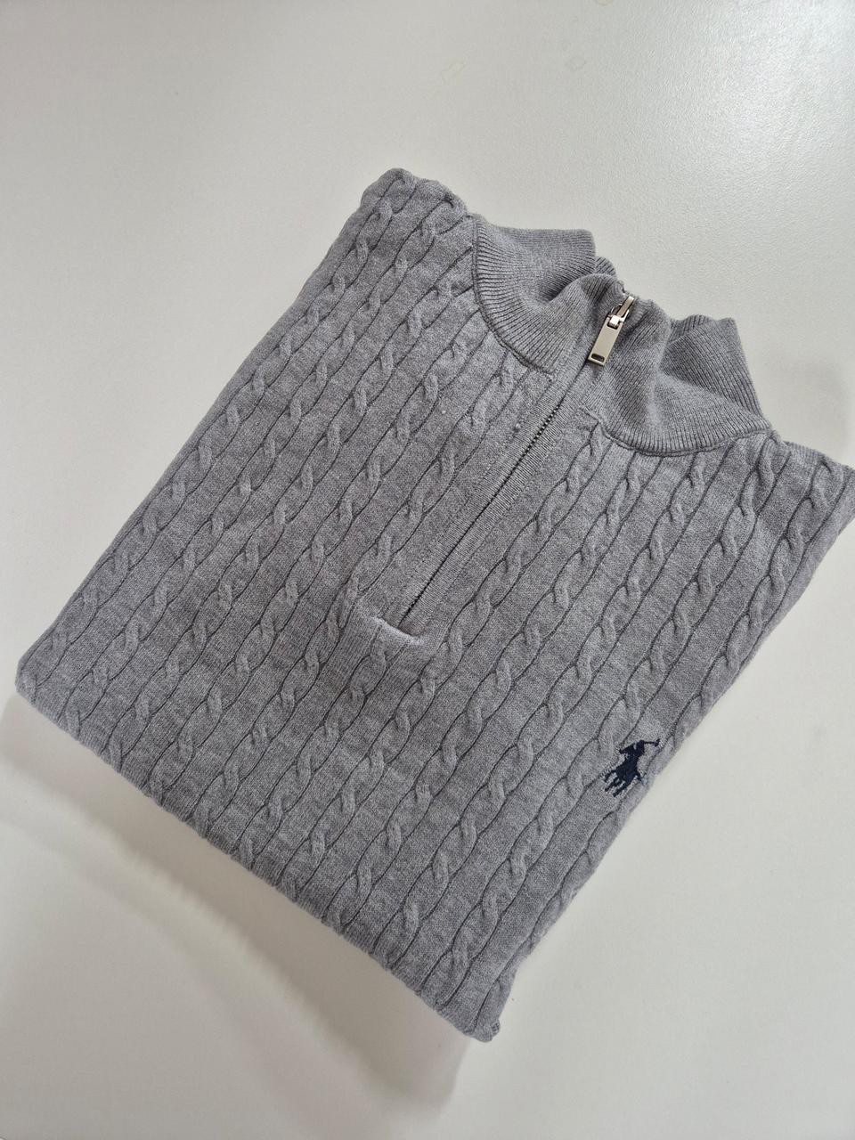 꽈배기 회색 니트 L, XL (새상품)