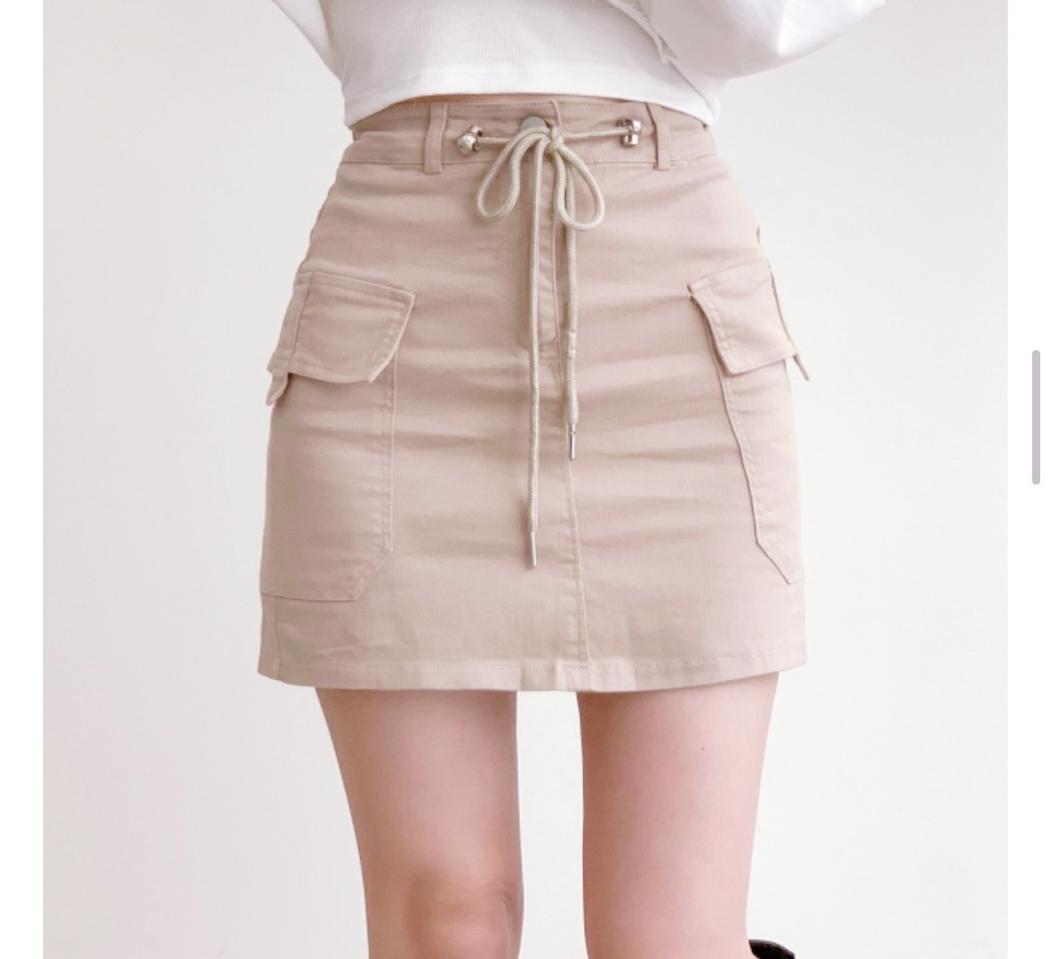카고 미니스커트S (속바지내장)