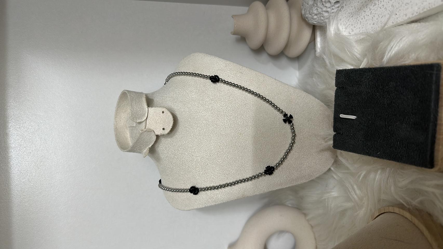 크롬하츠 실버 블랙 목걸이