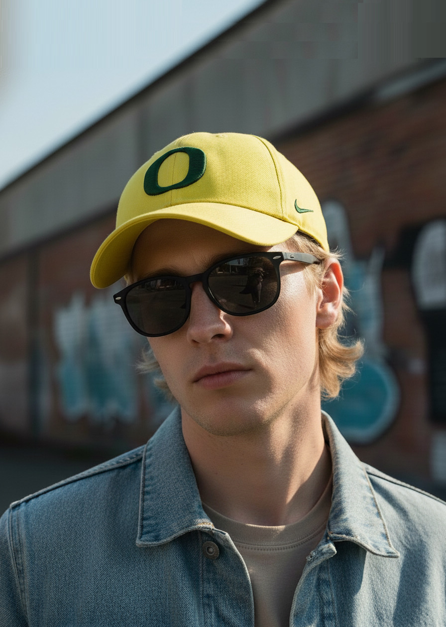 나이키 헤리티지86 레어 퓨추라 미국 오레곤주 노랑 오클리맛 볼캡 모자