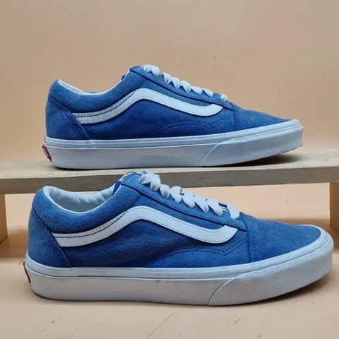 반스 올드스쿨 스웨이드 블루 운동화245.