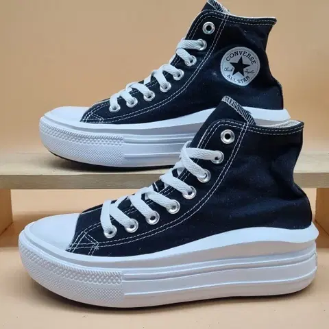 컨버스 무브블랙 블랙 하이탑230.