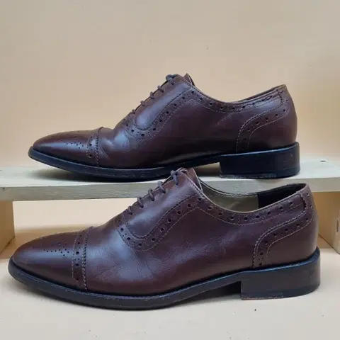 마체레토 남성더비슈즈 실사이즈255.