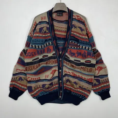 Emaroo 쿠지스타일 퓨어 울 가디건