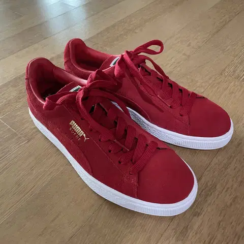 푸마 스웨이드 스니커즈 255