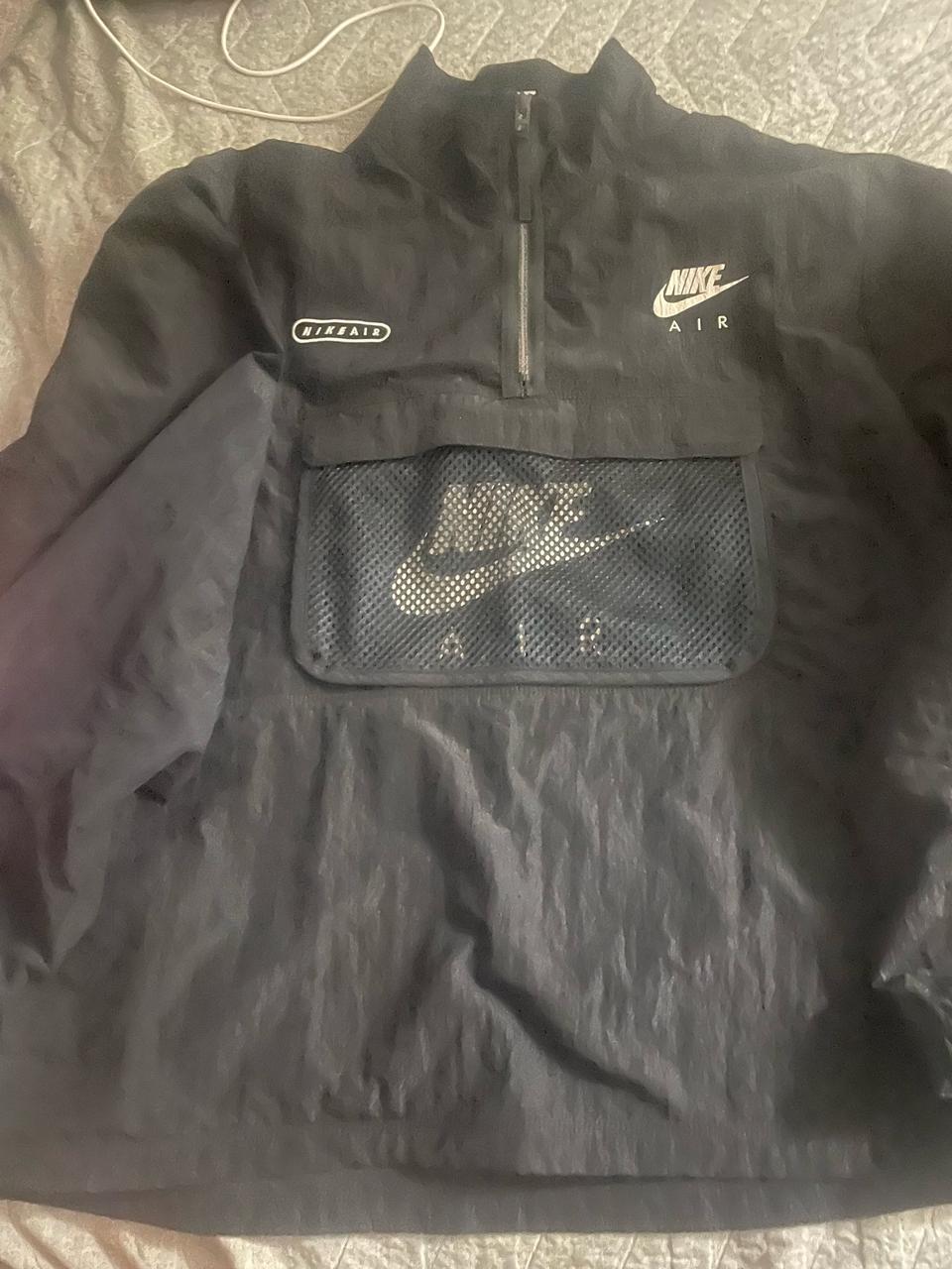 나이키 우븐 라인드 자켓 블랙 라이트 본 2XL