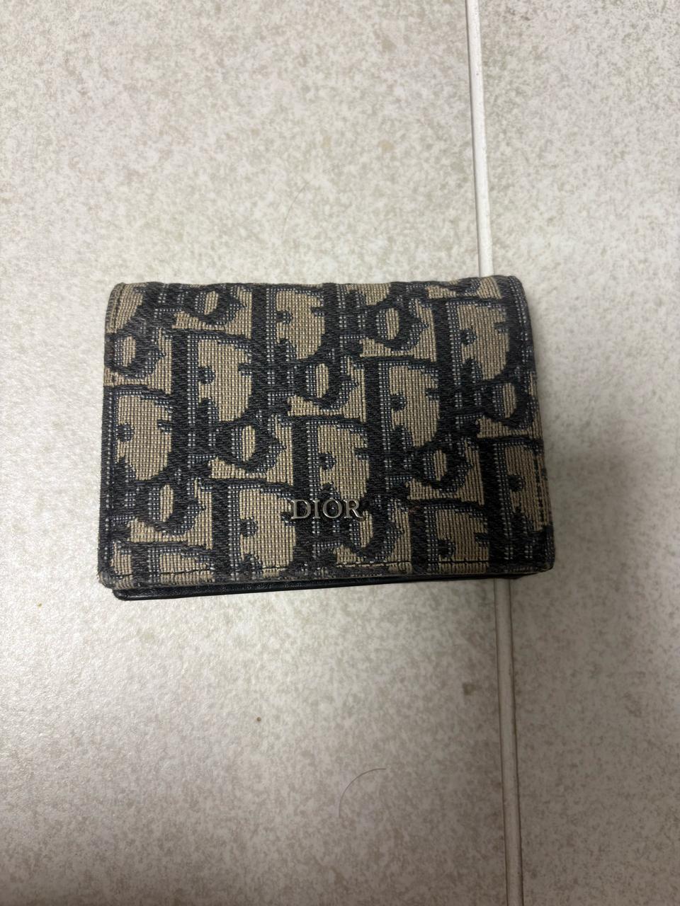 디올 오블리크 카드지갑