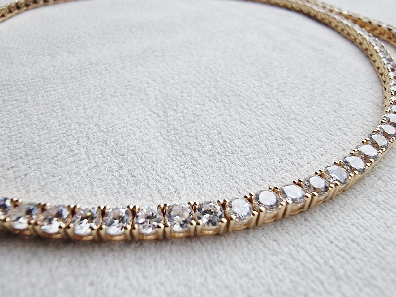14k  테니스 목걸이