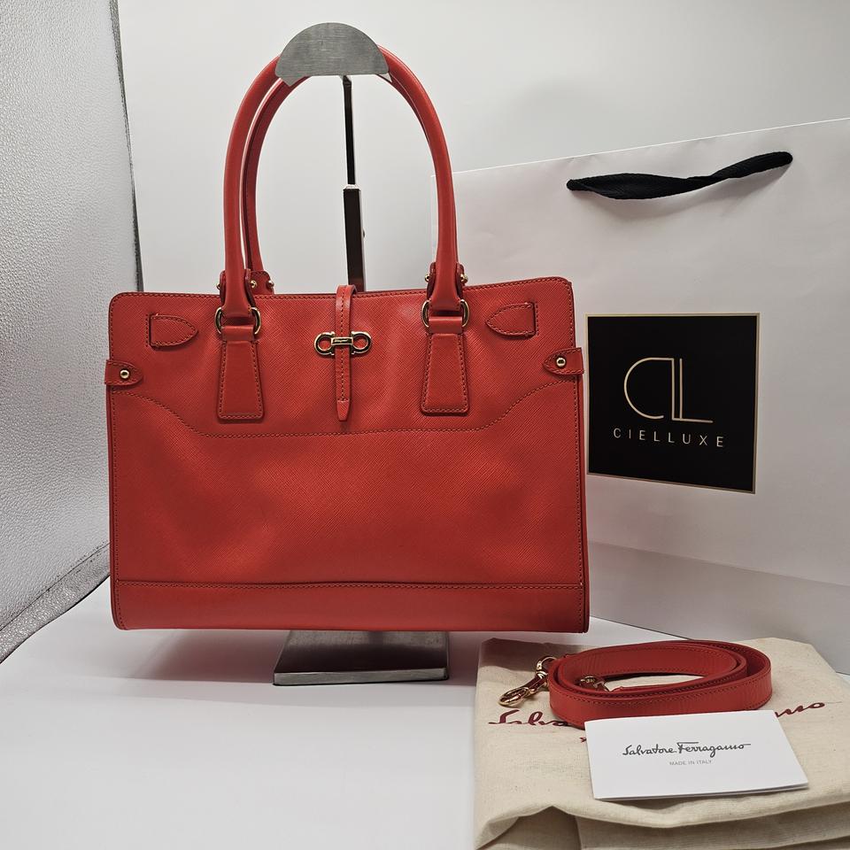 정품 페라가모 브리아나 토트백 (오렌지)