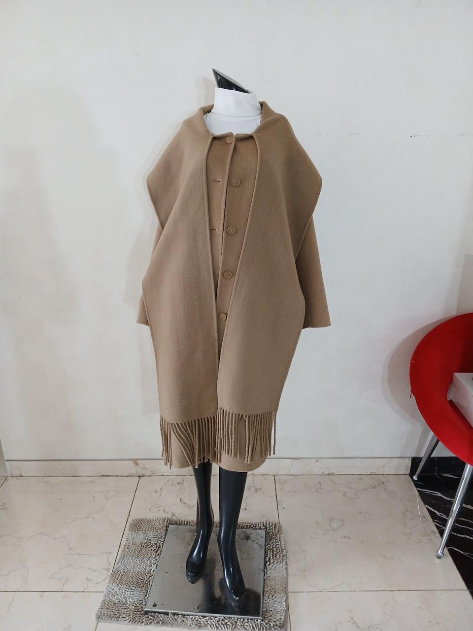 산드로 와이드숄카라 오버핏 롱코트 55