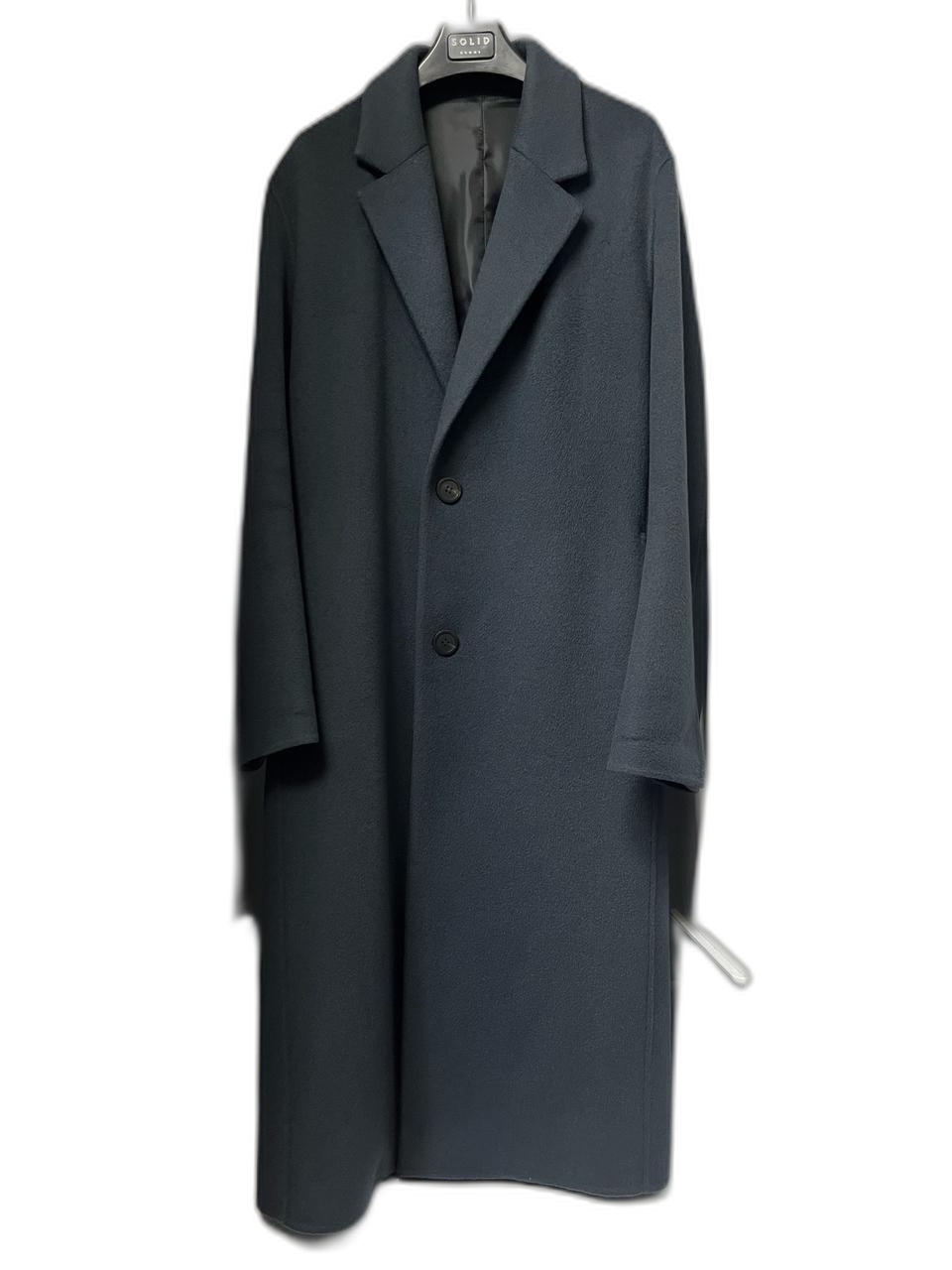 솔리드옴므 세미오버핏 핸드메이드 캐시미어 로브 코트 48사이즈