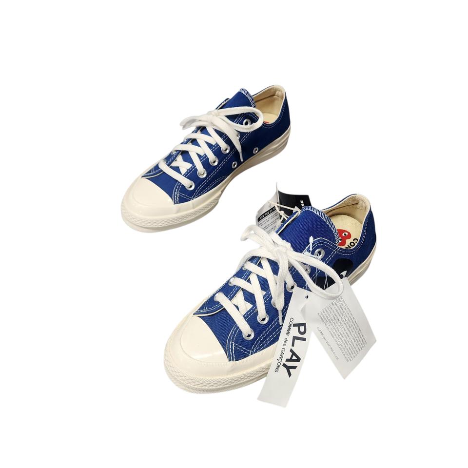 [245] 컨버스 X 꼼데가르송 척 70 로우 블루 쿼츠