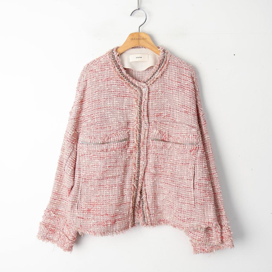 55/시스템 트위드 자켓