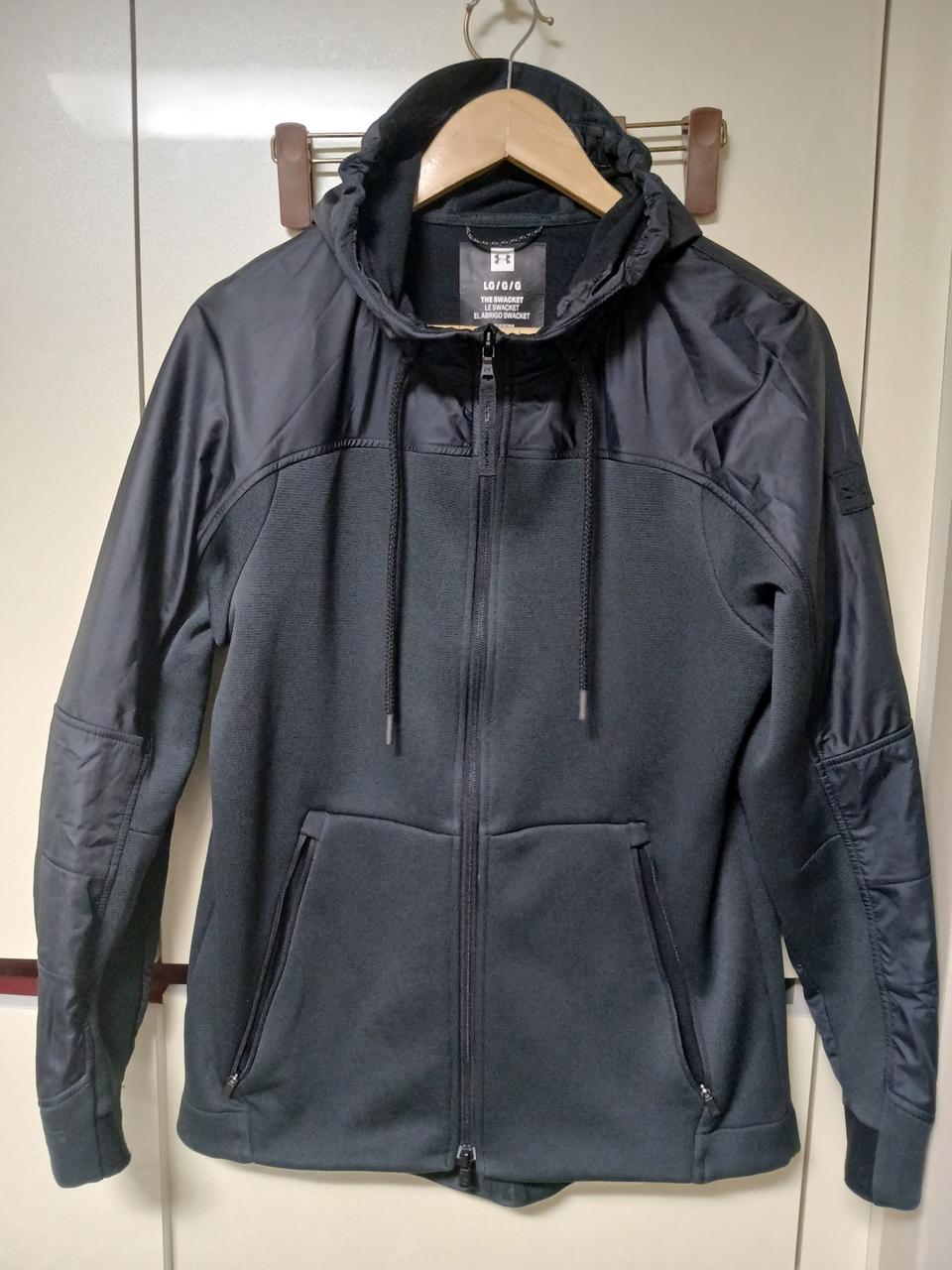 언더아머 콜드기어 스웨켓 후드집업 블랙 색상 L