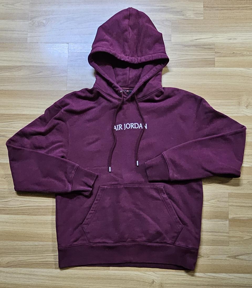 조던 버건디 후드티