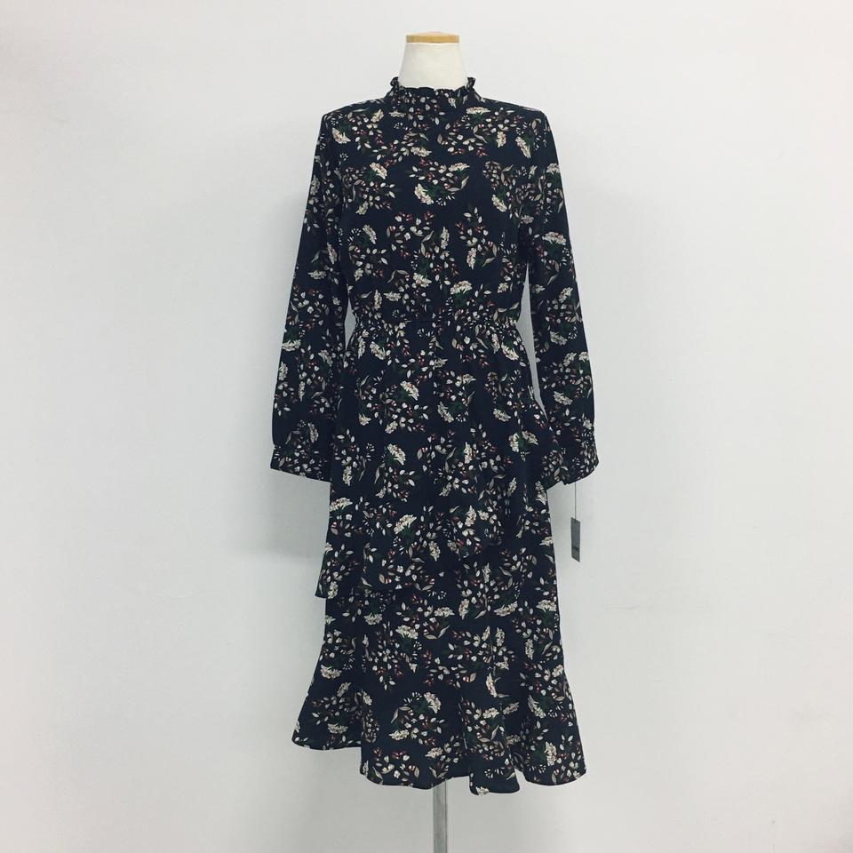 (새) 모크넥 티어드 원피스