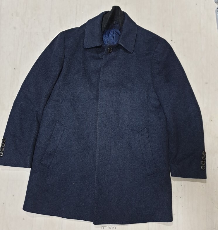 명품 닥스(DAKS 정품)클래식라인 멋쟁이 남성 지적인 네이비컬러 울코트