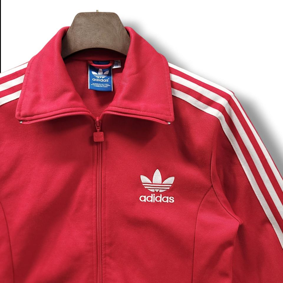 [100] 아디다스 레드&화이트라인 유로파 트랙탑 져지