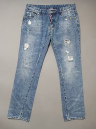 [50] 디스퀘어드2 레드스트랩 슬림진 청바지 34 35