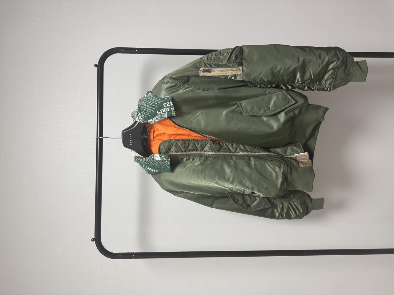 [L] 알파인더스트리 x SUNBURN MA-1 올리브